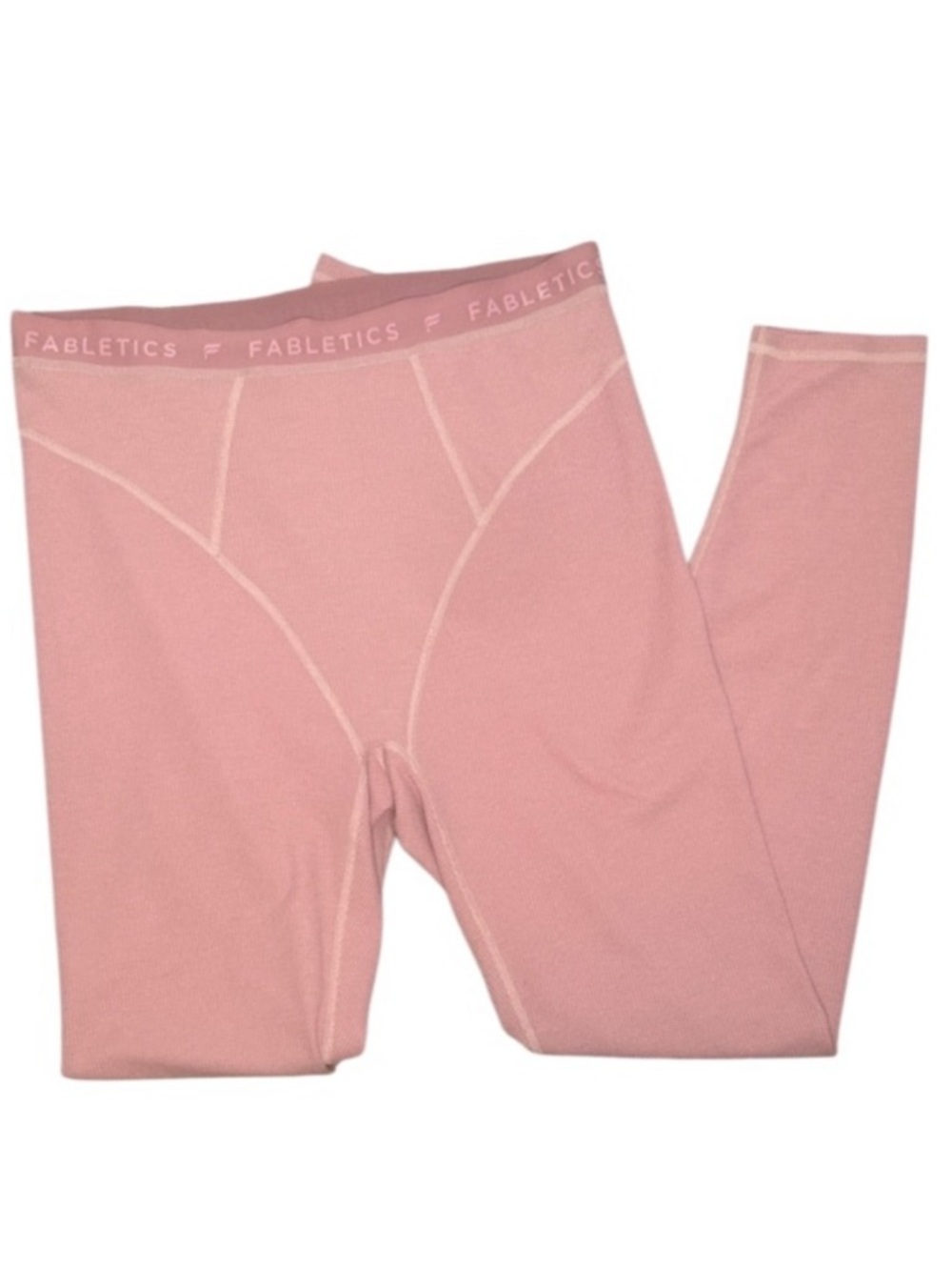 Fabletics Waffle Dusty Rose High-Waisted Legging Size XL